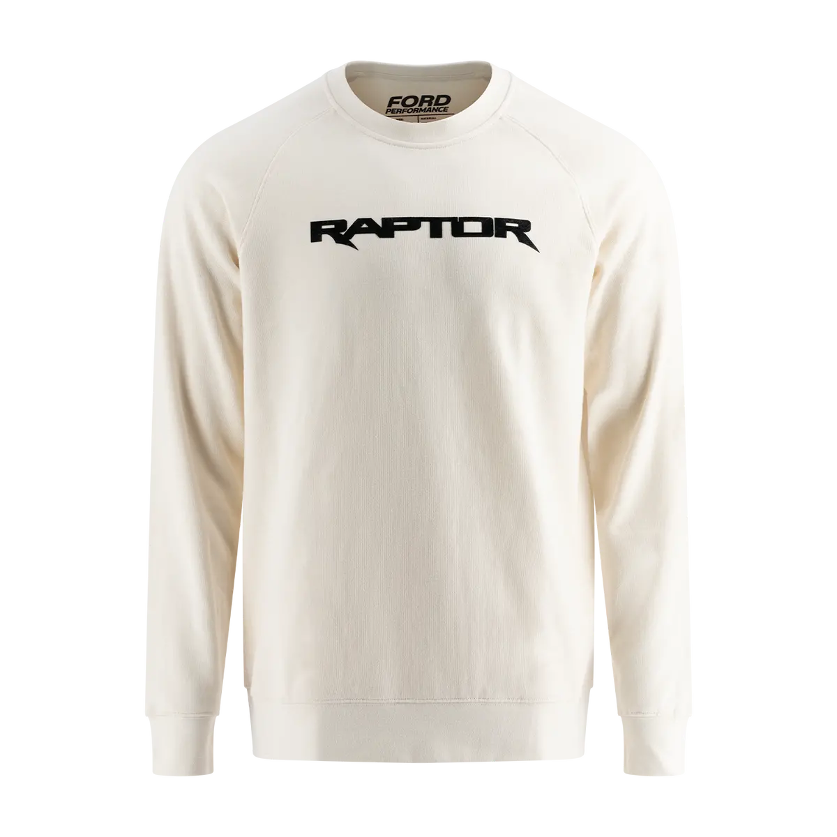 Ford Raptor Cream Fleece Crewneck Sweatshirt 1