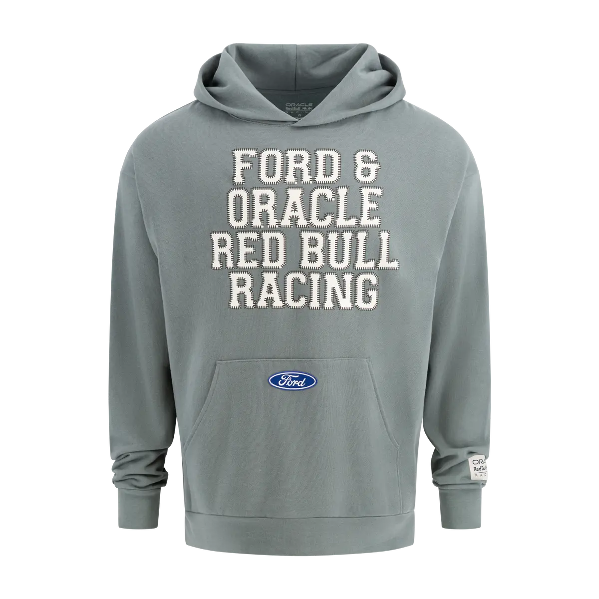 Ford Racing X Oracle Red Bull Racing Grey Oversized Hoodie 1