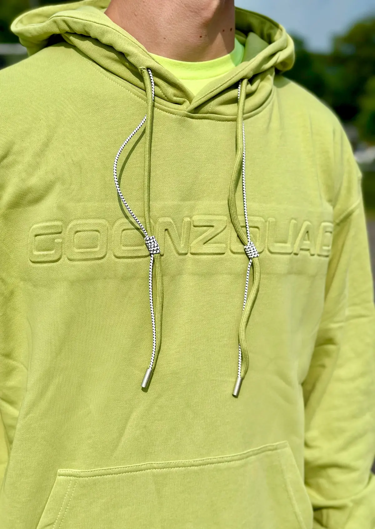 Green Embossed Goonzquad Hoodie - Limited 1