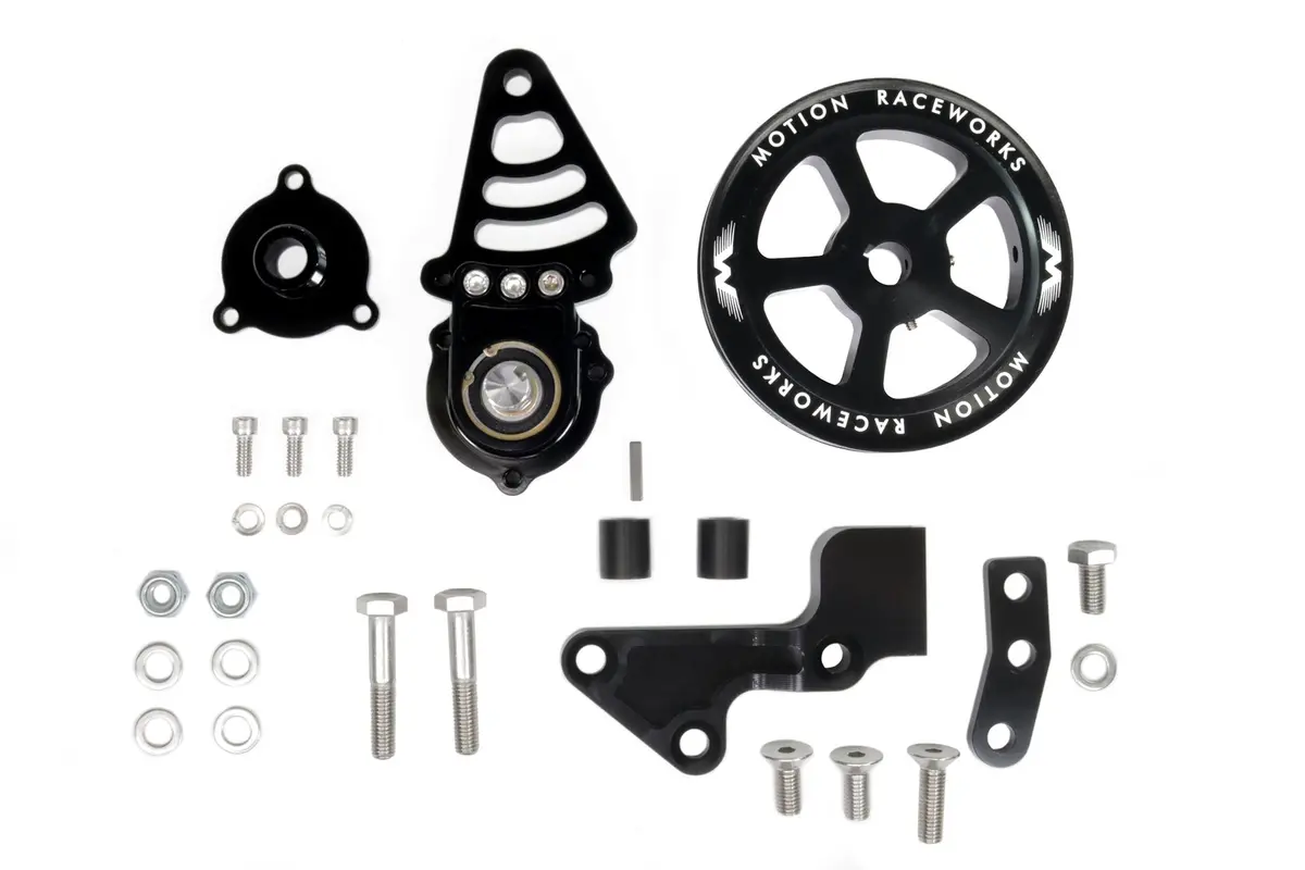 Motion Raceworks Passenger Side Cable Drive Ls Mechanical Fuel Pump Bracket F-Body Spacing 1
