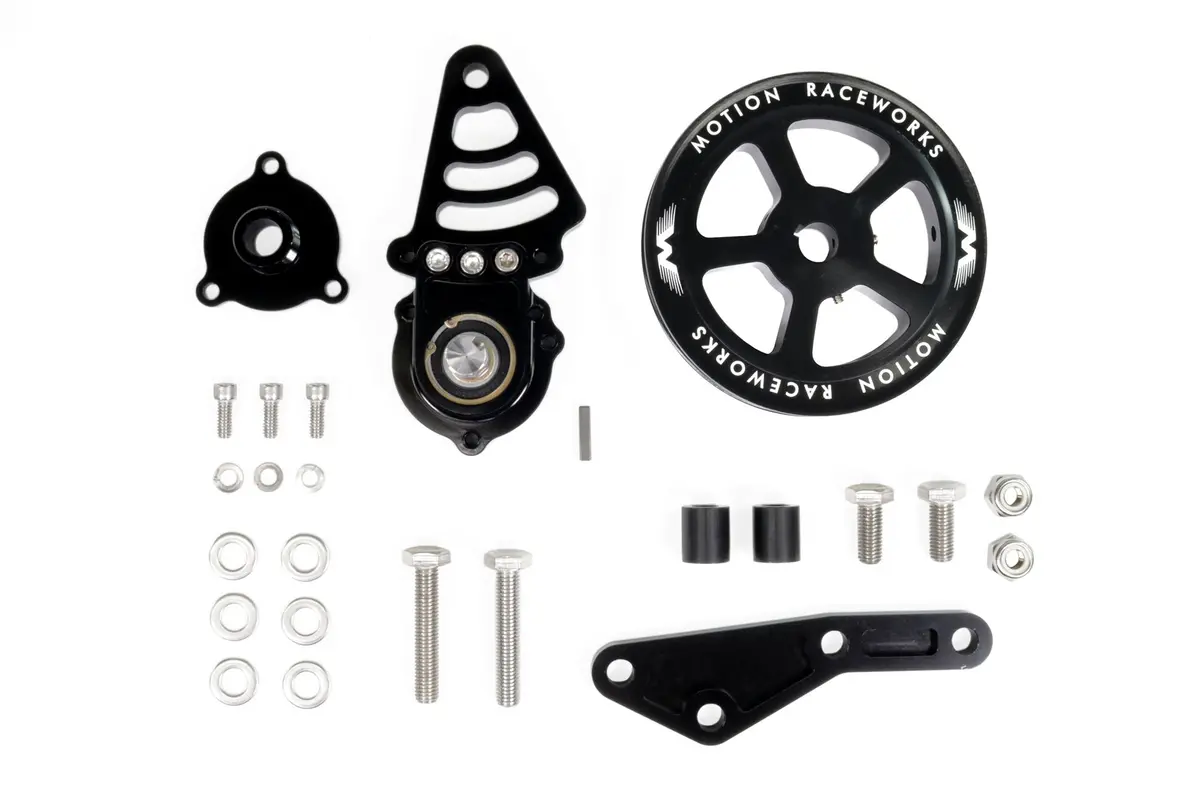 Motion Raceworks Driver Side Ls Mechanical Cable Drive Fuel Pump Bracket F-Body Spacing 1
