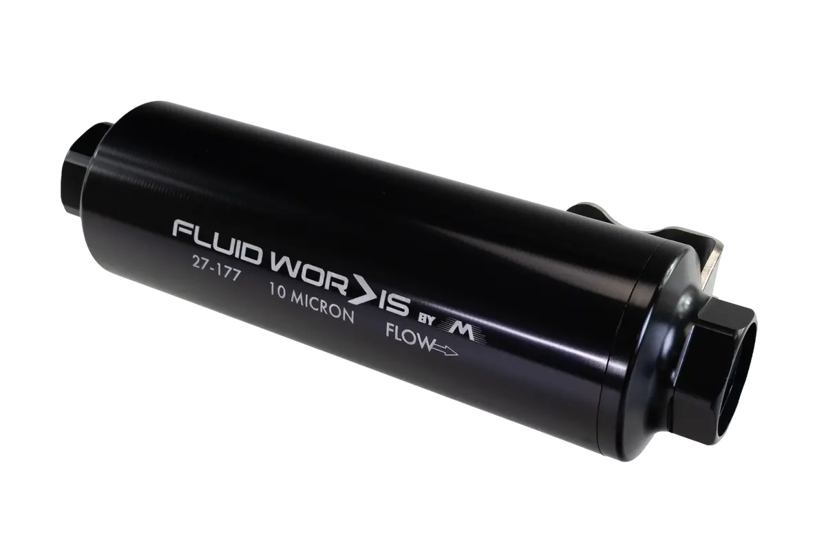 Fluidworks 32Gpm Post Fuel Filter W/ Mount (10 Micron) 1