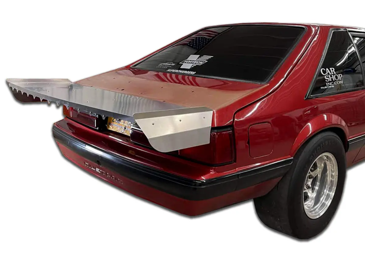 Motion Raceworks Foxbody Mustang Hatchback 15" Strutless Drag Wing 31-140 1