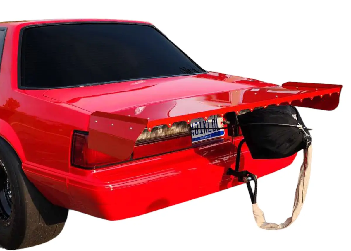 Motion Raceworks Foxbody Mustang Coupe / Notch 15" Strutless Drag Wing 31-100 1