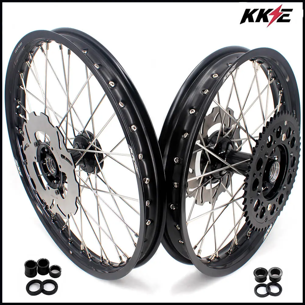 Kke 21" 19" Inch Dirt Bike Wheels Rim Set For Honda Cr125r 1998-2001 Cr250r 1997-2001 1