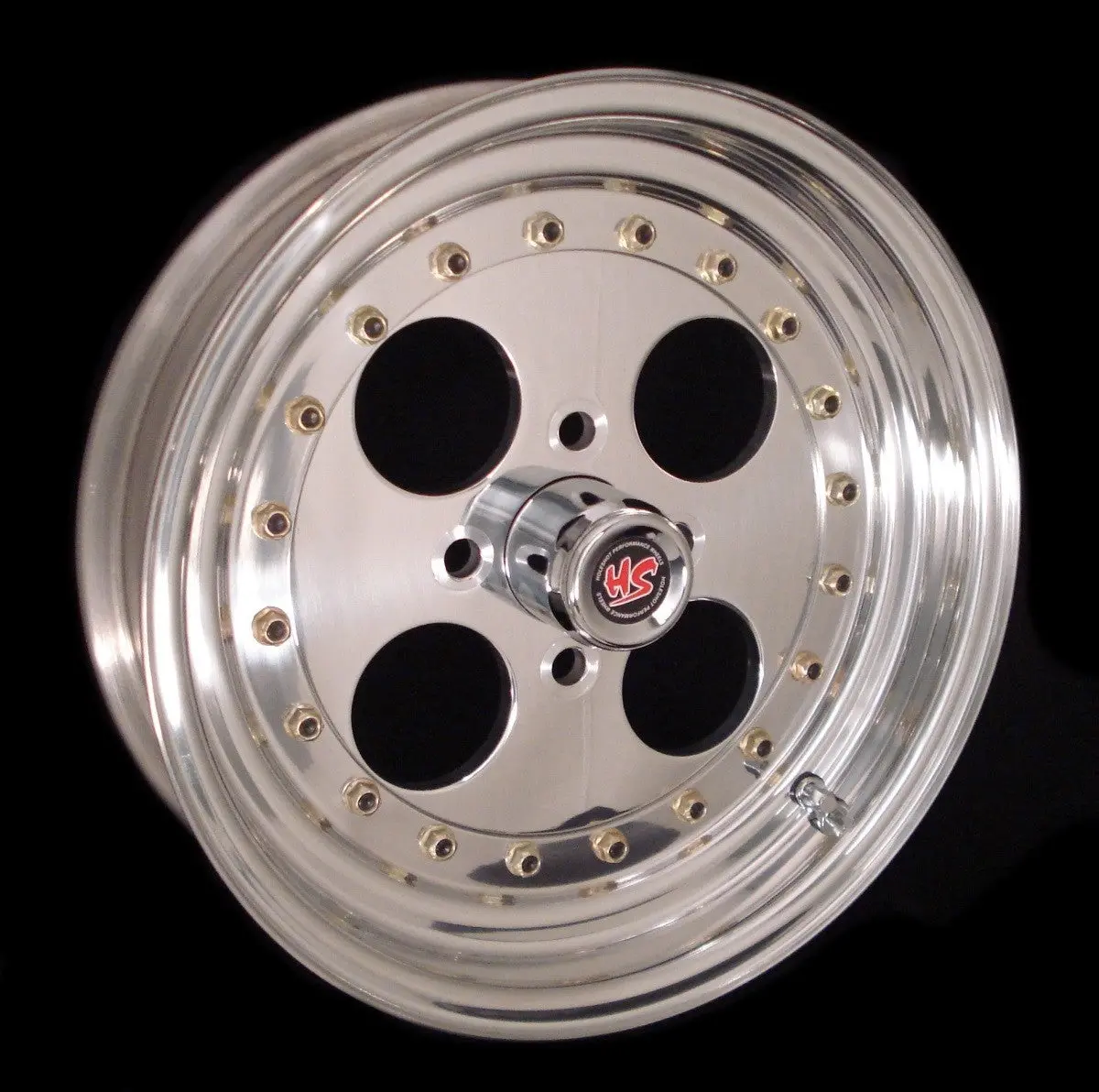 15" Holepro2 4 Lug 3-Pc Wheel 1