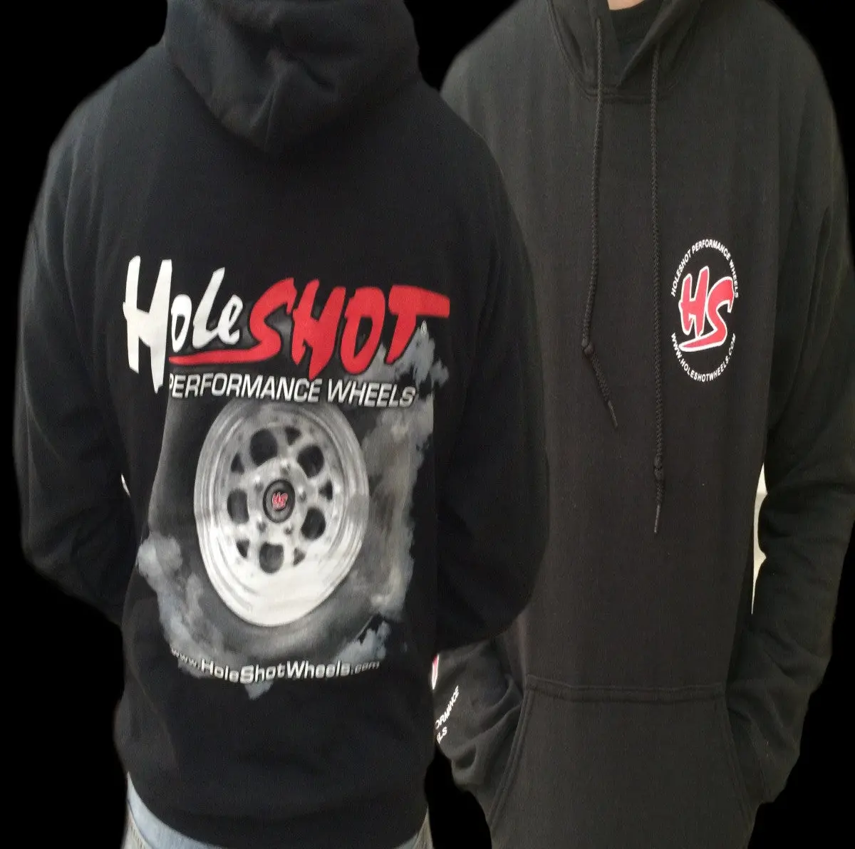 Holeshot Burnout Hoodie - Black 1