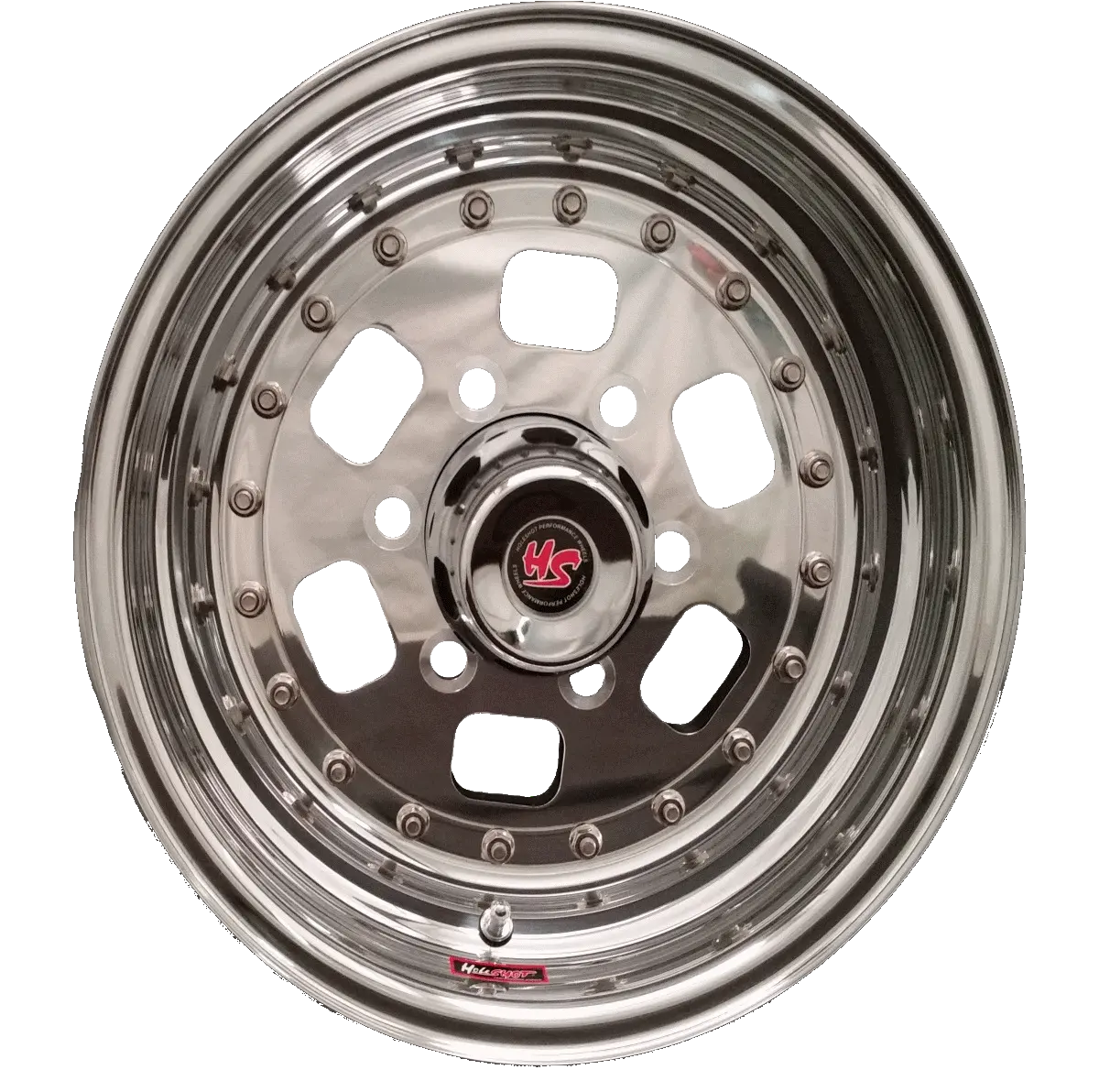 16" Hot Rodder 6 Lug 3-Pc Wheel 1