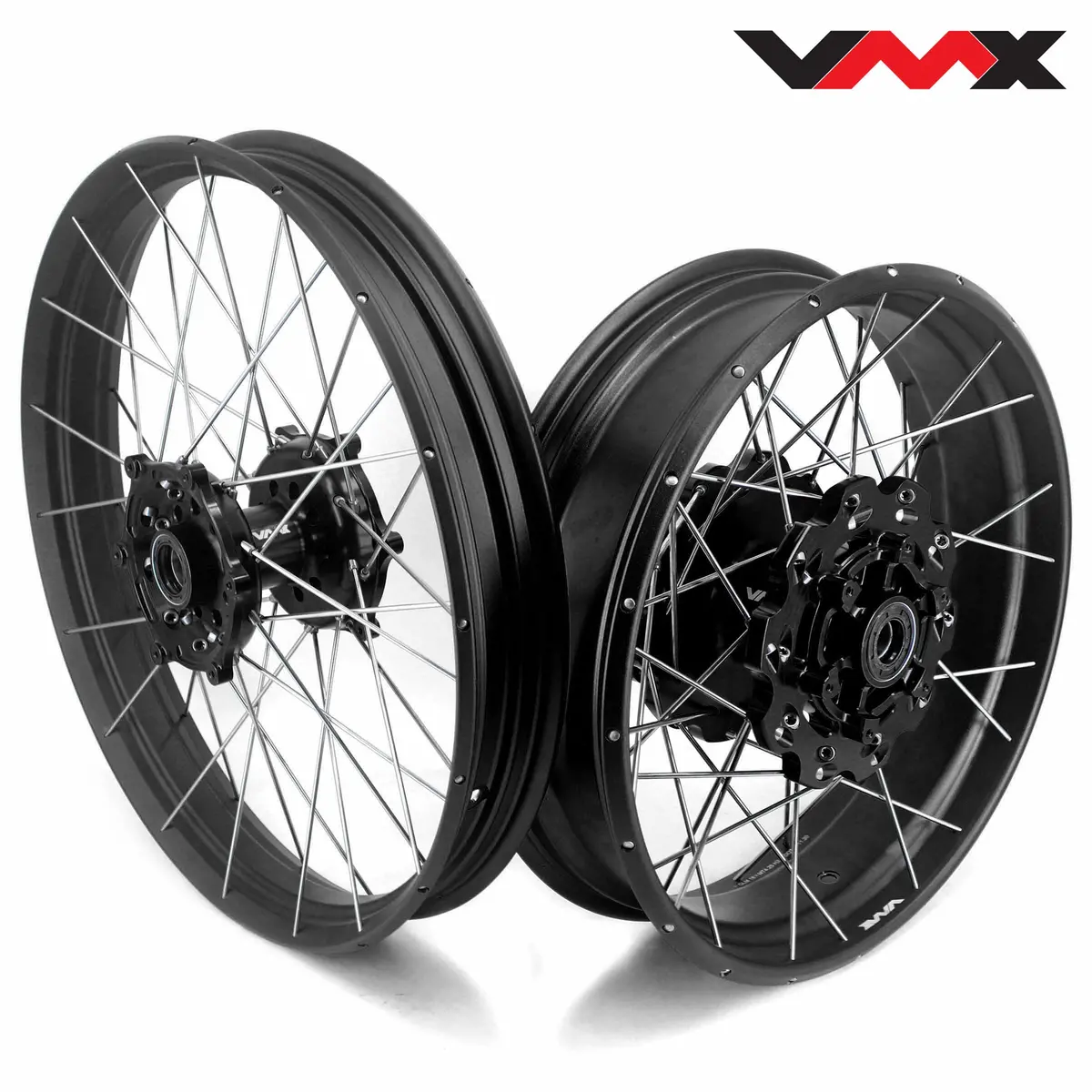 Vmx 21" 18" Inch Alloy Tubeless Wheel Rims For Ktm790 Adventure R 2019-2022 Black&Black 1