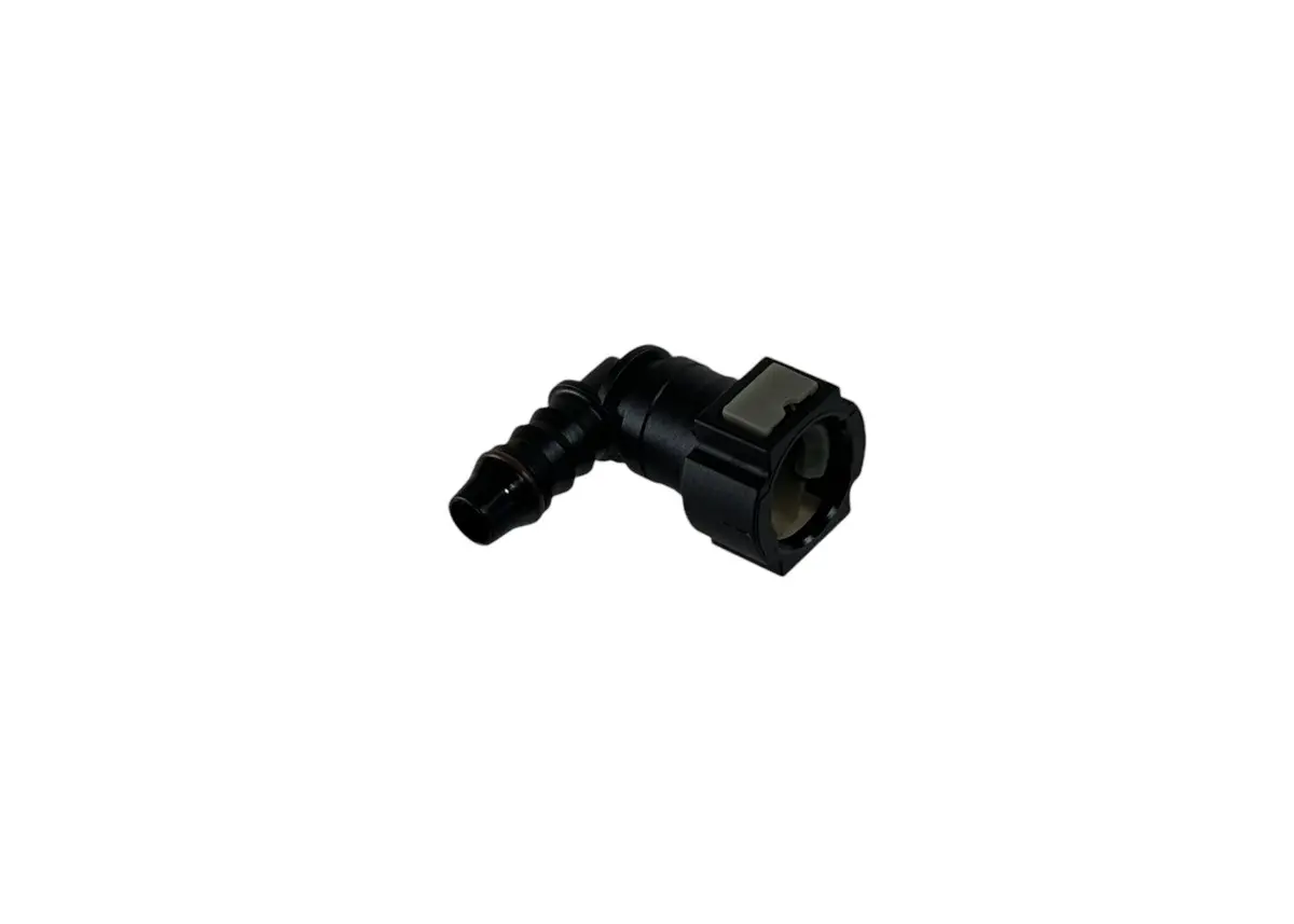 Quick Release Fitting To 3/8" Barb 90 Degree Factory 3/8" Valve Cover Connection (Plastic) 1