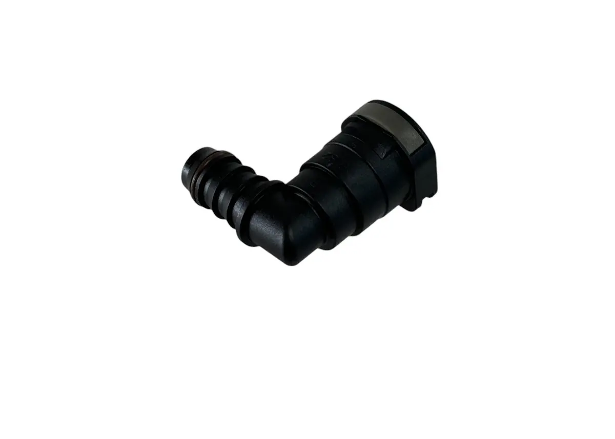 Quick Release Fitting To 5/8" Barb 90 Degree Factory 5/8" Valve Cover Connection (Plastic) 1