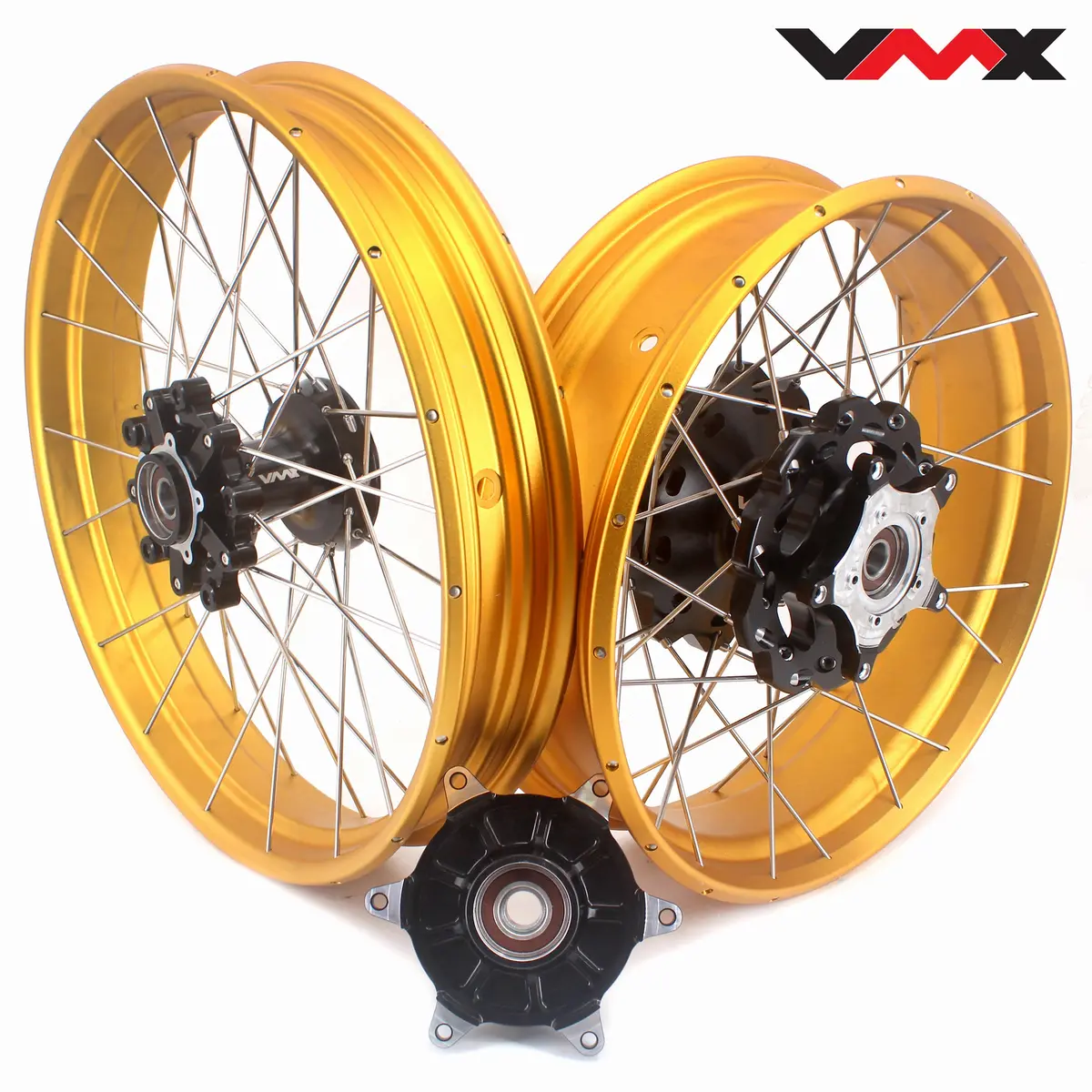 Pre-Order Vmx-Racing Fit For Bmw G310gs 2016-2024 Cush Drive Tubeless Spokes Wheels 19In. & 17In. Glm Rims 1