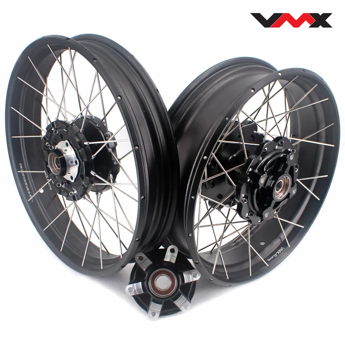 Vmx-Racing 18" & 17" Tubeless Alloy Spoke Wheels For Triumph Bonneville T120/T100 2021-2024 1