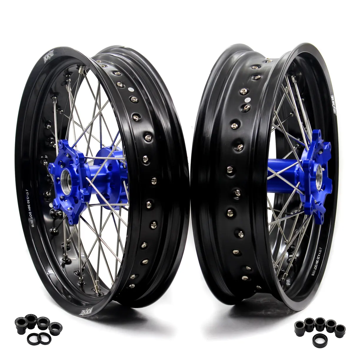 Kke 3.5 & 4.25*17Inch Wheels For Yamaha Yz125/250 Yz250f/450F Wr250f/450F Yz250x 2016-2025 1