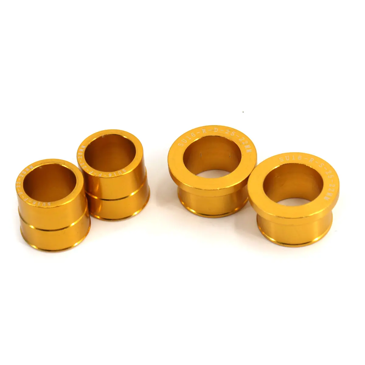 Front & Rear Wheels Billet Collars Spacers Kit Fit Suzuki Rmz250/450 Rmx450z 1