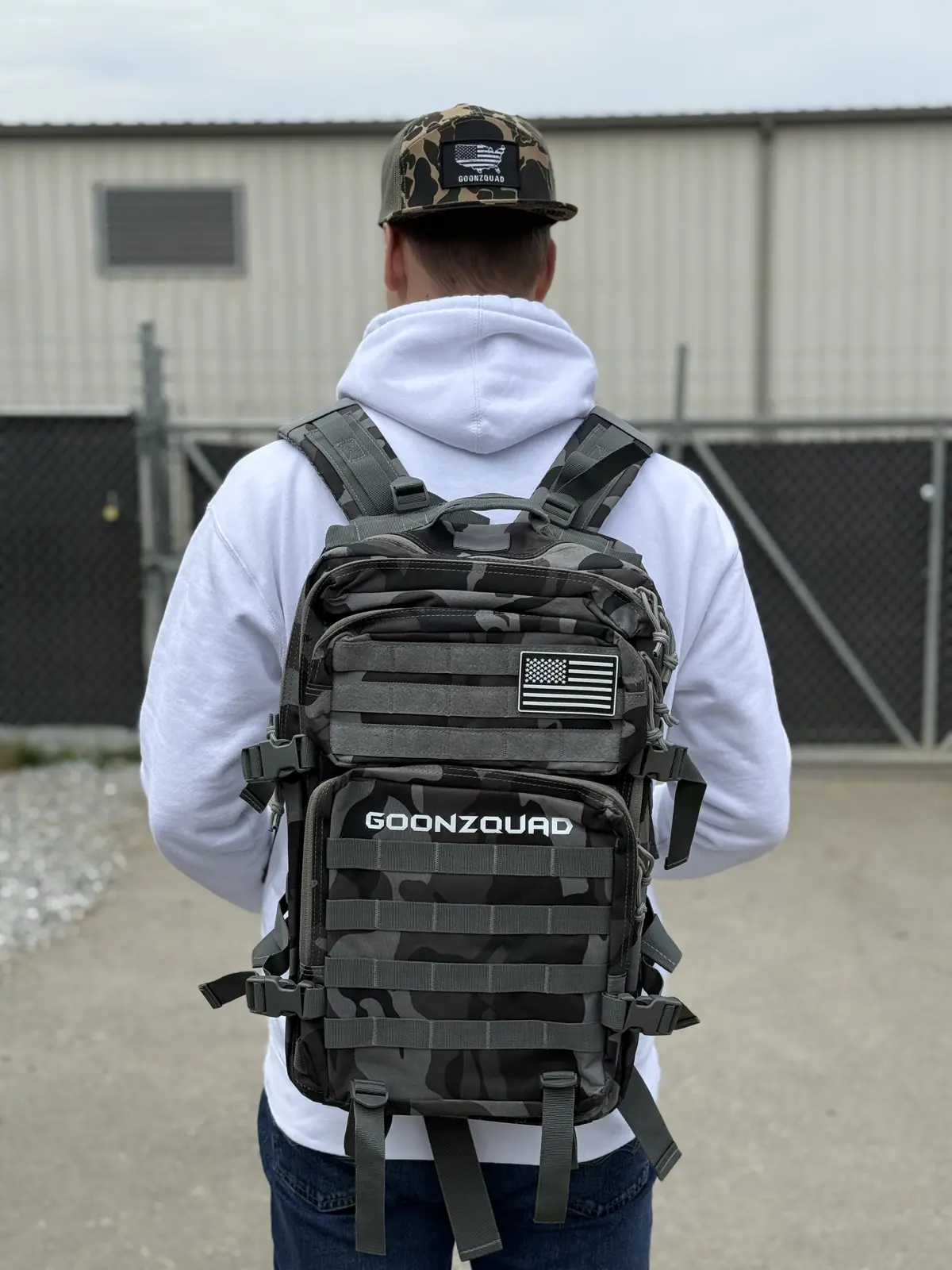 Gray Camo Backpack 1