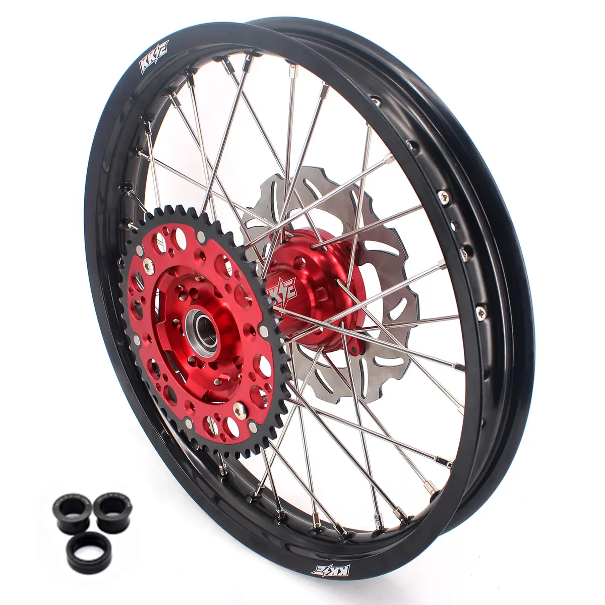 Kke 19Inch Rear Spoke Wheels Rims For Honda Crf250r 2004-2013 Crf450r 2002-2012 1