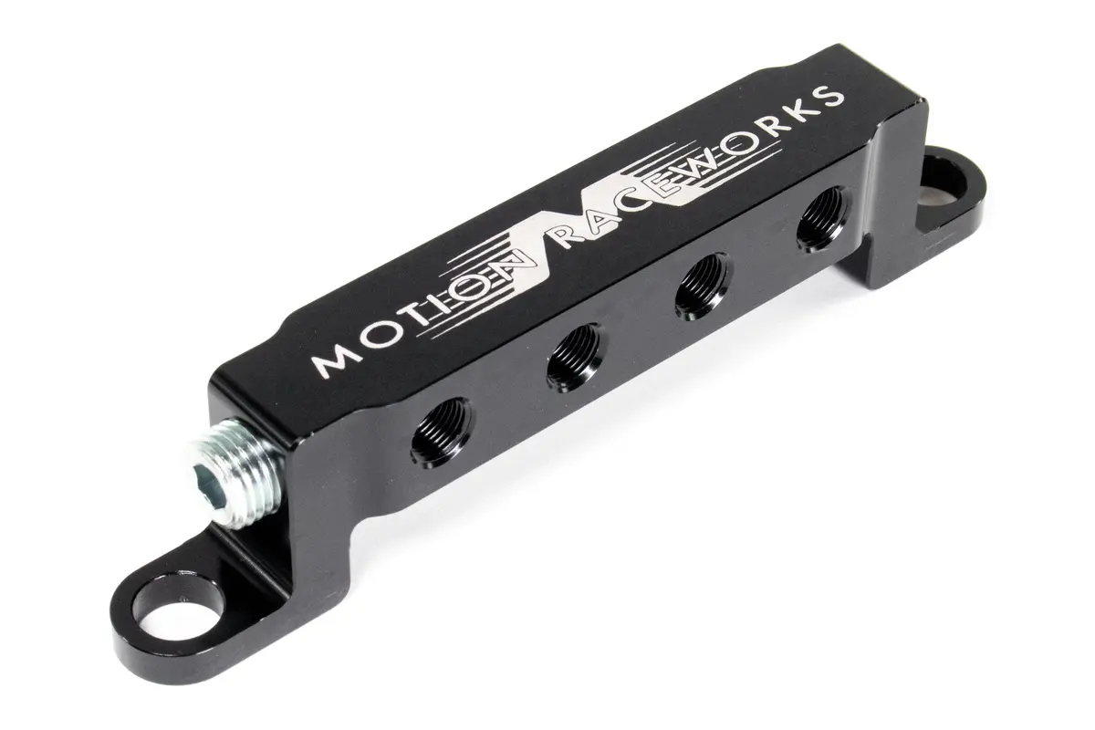 Motion Raceworks Vacuum Boost Reference Billet Aluminum Distribution Block 18-10020 2