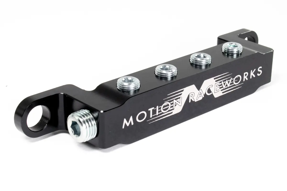 Motion Raceworks Vacuum Boost Reference Billet Aluminum Distribution Block 18-10020 1