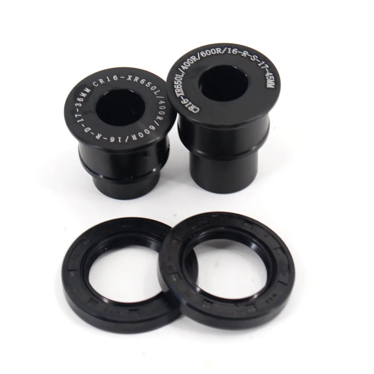 Kke Replacement Rear Black Spacers For Honda Xr400r/600R Dirtbike 21/18 And 21/19 Wheels 1