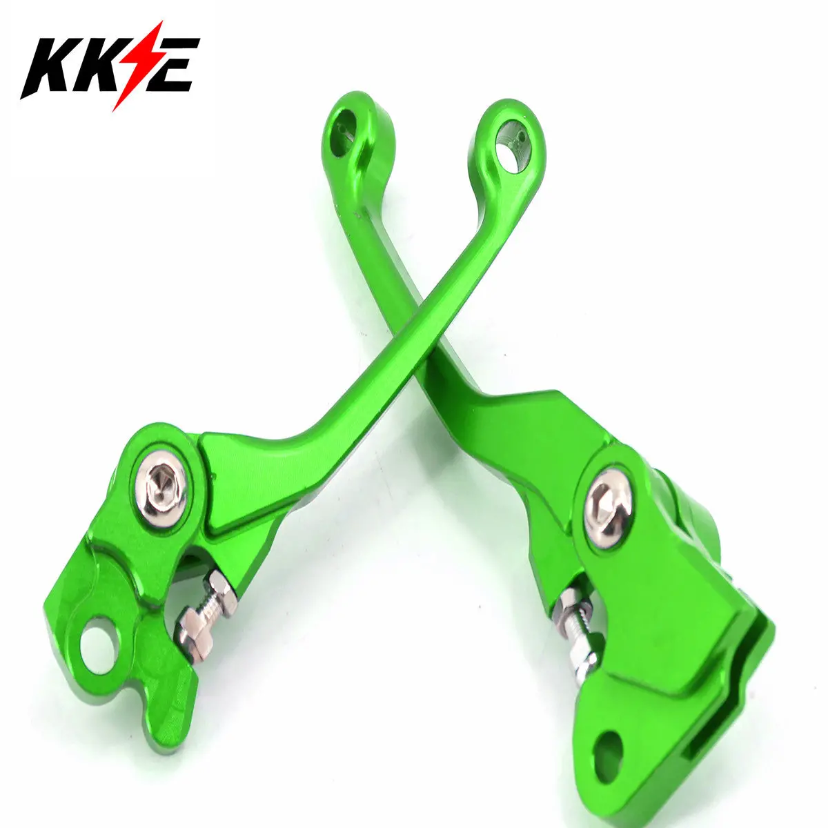 Kke Green Brake Clutch Levers Fit Kawasaki Kx125/250 2006-2008 Kx250f/450F 2006-2013 1