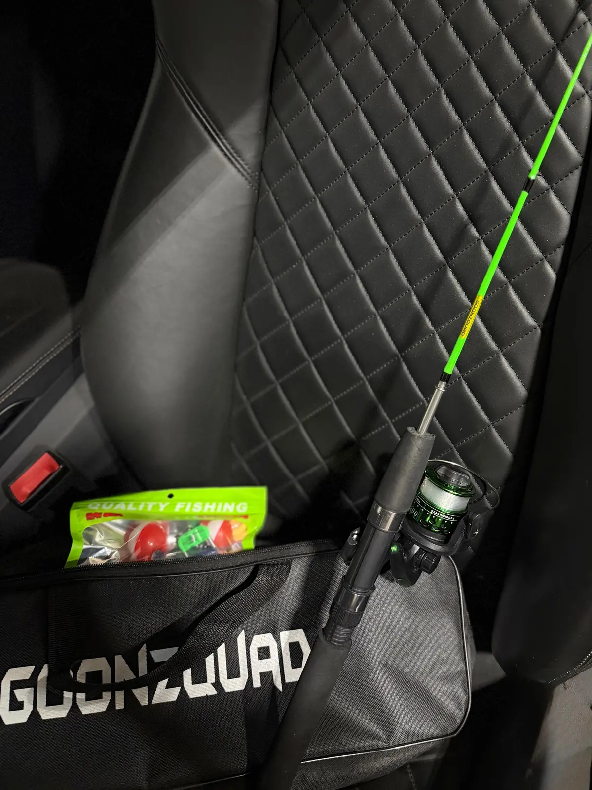 Mini Green Fishing Pole 2