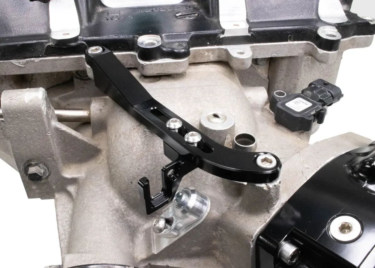 Lsa Billet Throttle Cable Bracket (Stock Gm Style Connection) 18-11004-1 1