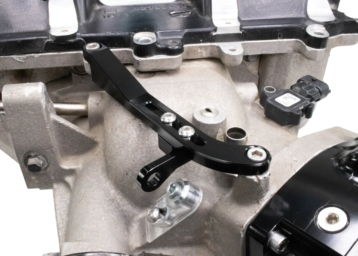 Lsa Billet Throttle Cable Bracket (Motion Raceworks / Lokar Throttle Cable) 18-11004-2 1