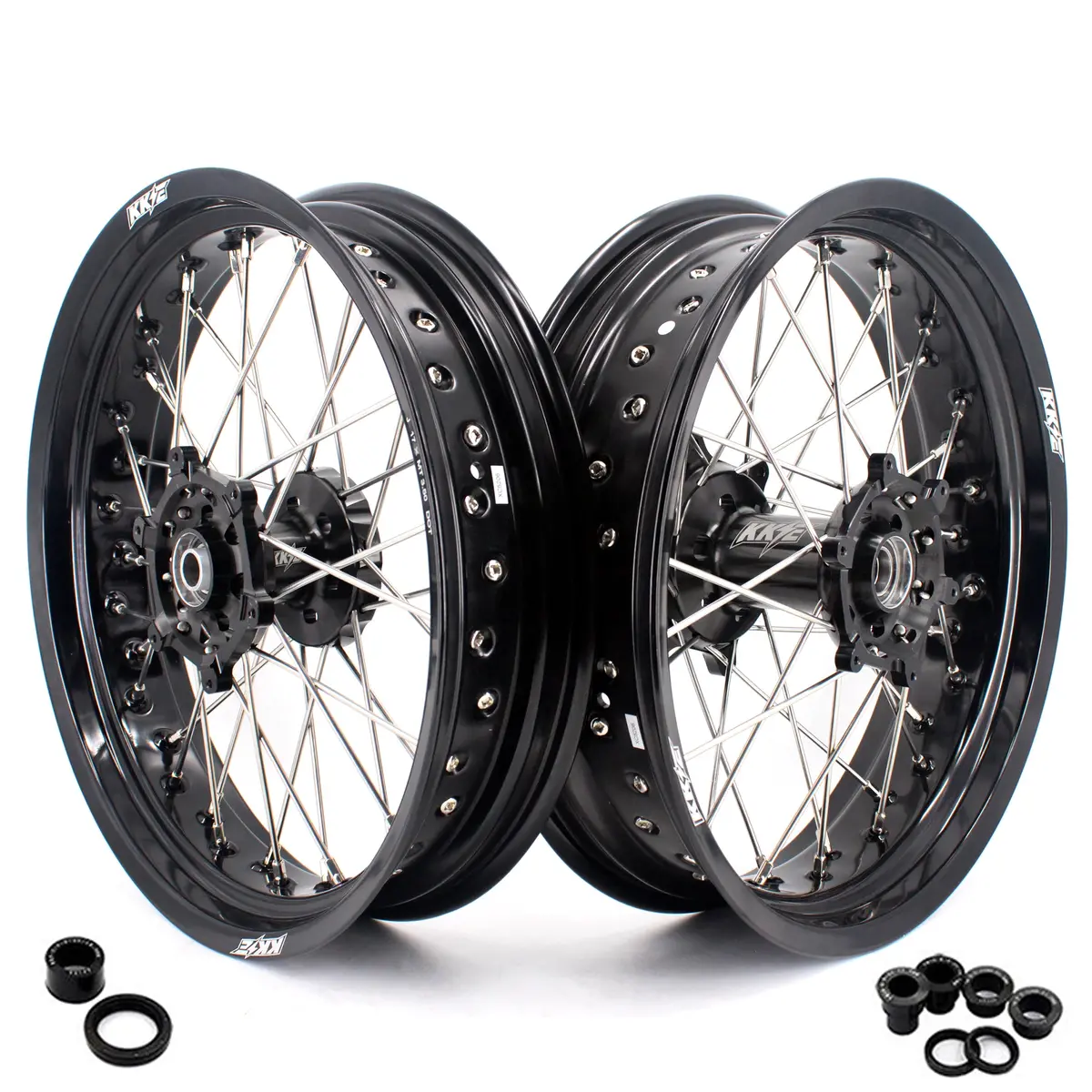 Kke 3.5*16.5 & 5.0*17 Wheels For Yamaha Yz125/250 Yz250f/450F Yz250x Wr250f/450F 1