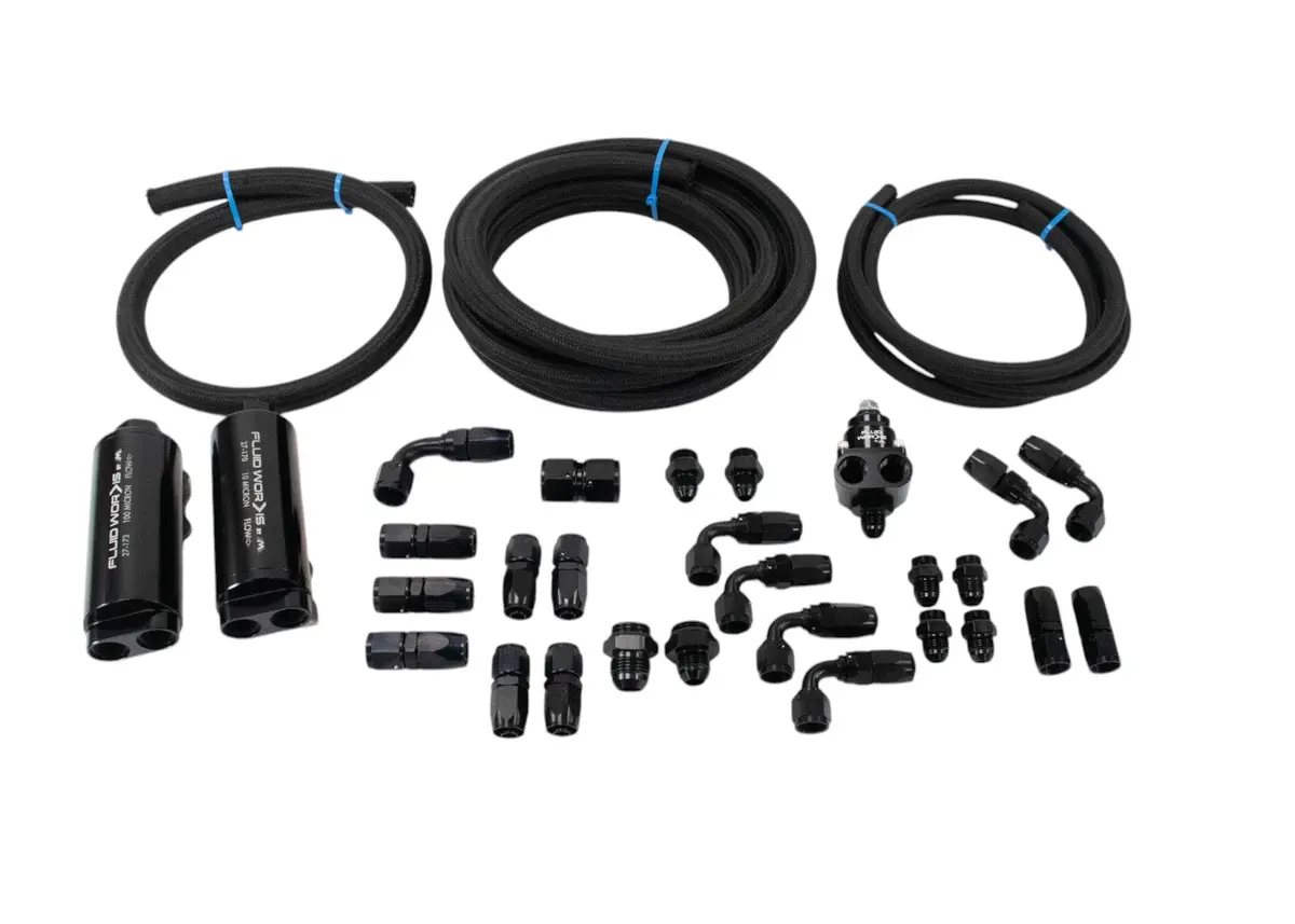 Extreme Swap Fuel System Plumbing Kit Dual 8An Feed (Just Add Up To 6Gpm Pump) 1