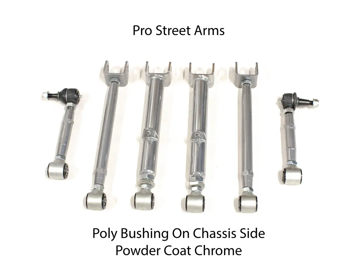 Jzx90/100 Rear Adjustable Arms - Pro Street - Chrome 1