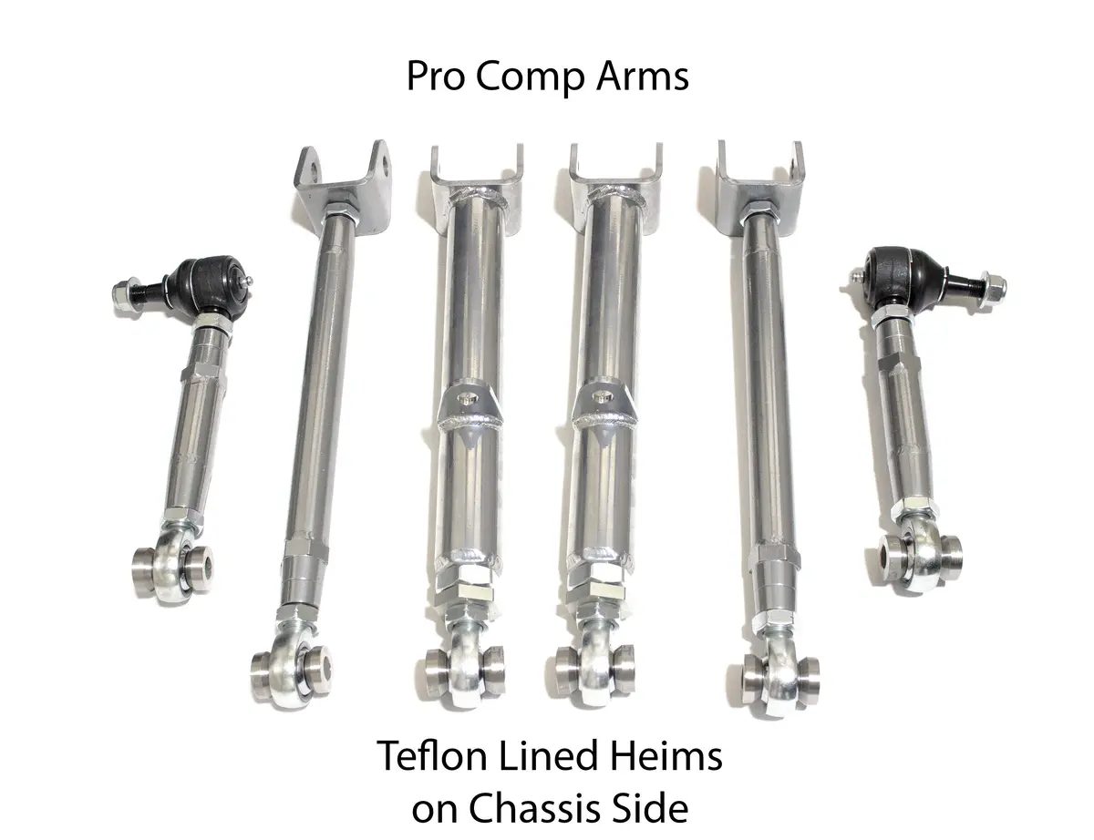 Jzx90/100 Rear Adjustable Arms - Pro Comp - Chrome 1