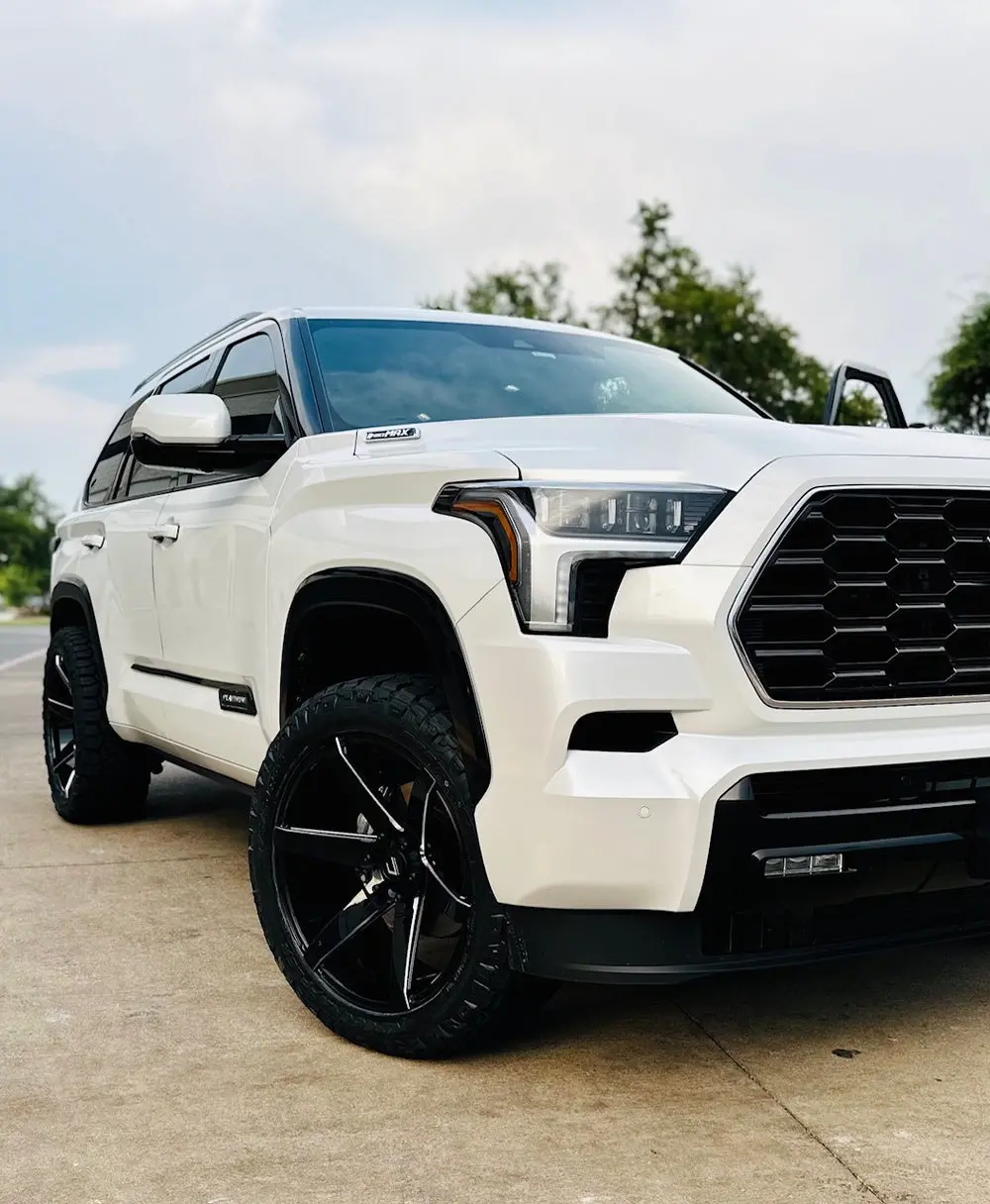 S1 | Gloss Black | Milled Spokes | 22X9.5 +0Mm 6X139.7 6X5.5 2