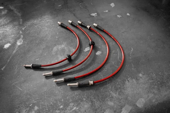 Garagistic - E46 (Non-M) Stainless Steel Complete 4 Brake Line Kit - Dot Compliant 1