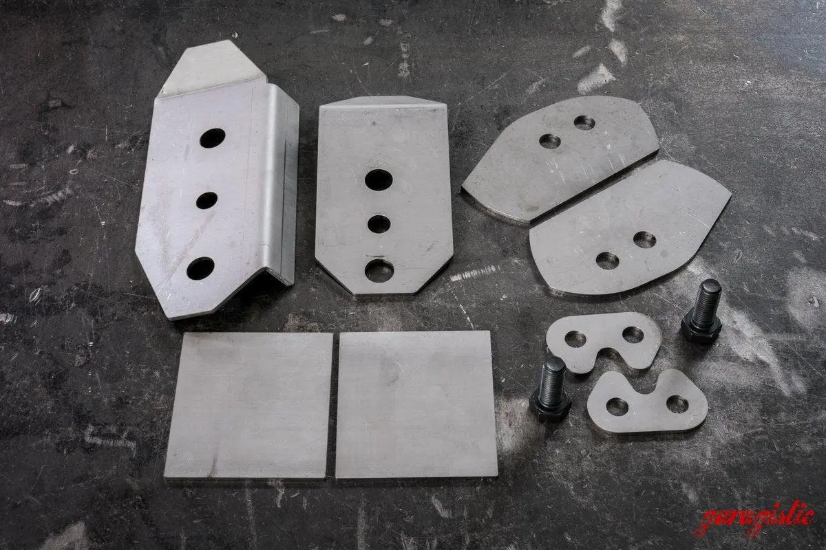 Garagistic - E46 Bmw Rear Chassis Reinforcement Plates 1