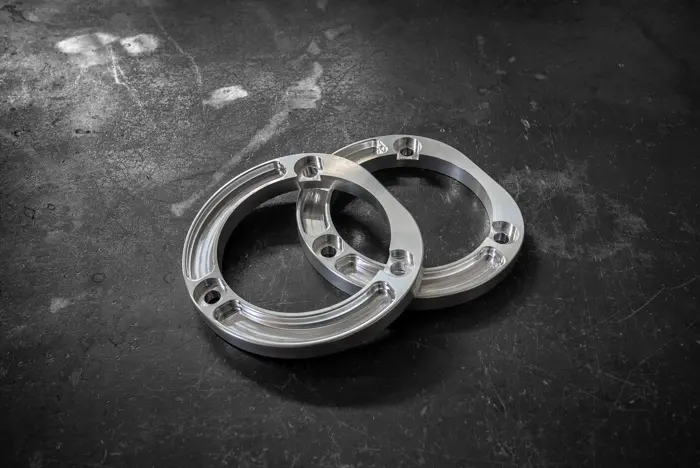 Garagistic - 190E (W201) Aluminum Front Strut Tower Reinforcements 1