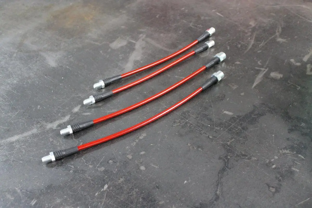 Garagistic - Mercedes W201 - 190E Stainless Steel Complete Brake Line Kit - Dot Compliant 1