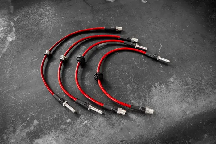 Garagistic - E46 M3 Stainless Steel Complete 4 Brake Line Kit - Dot Compliant 1