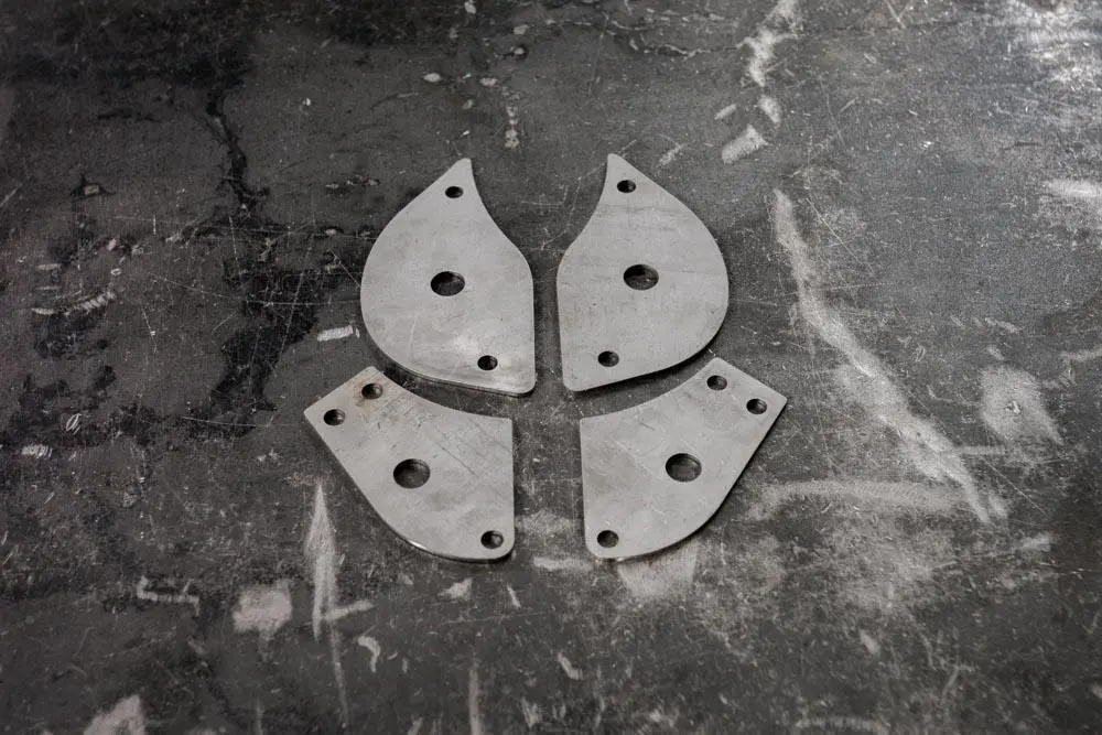 Garagistic - E36 Rear Subframe Mount Chassis Reinforcement Plates 1