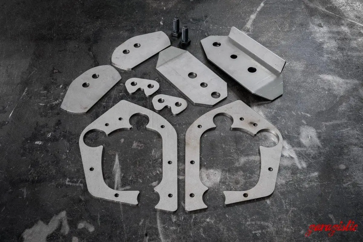 Garagistic - E46 Rear Chassis Reinforcement Kit (+ Pocket Reinforcements) 1