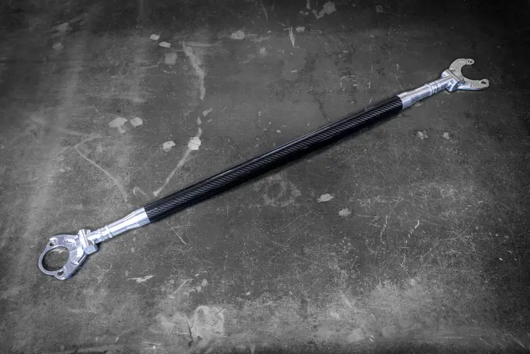Garagistic - Ltw Carbon Fiber E46 Modular 3 Piece Rear Strut Bar - 316, 318, 320, 323, 325, 328, 330, M3 1