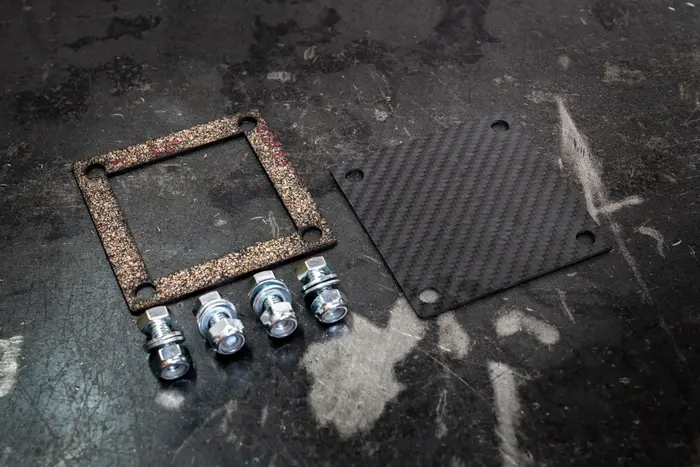 Garagistic - E30 Brake Booster Block-Off Plate - Boosterless Conversion/Firewall Blockoff 1