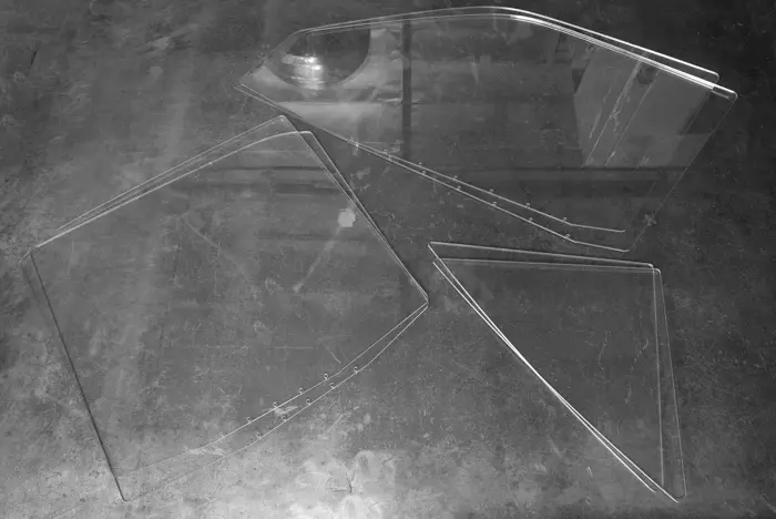 Garagistic - W201 190E Mercedes Polycarbonate Lexan Windows Kit 1