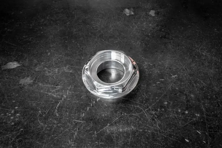 Garagistic - Bbs Rs Replacement Small Thread (58Mm) Hex Nuts - Billet Aluminum 1
