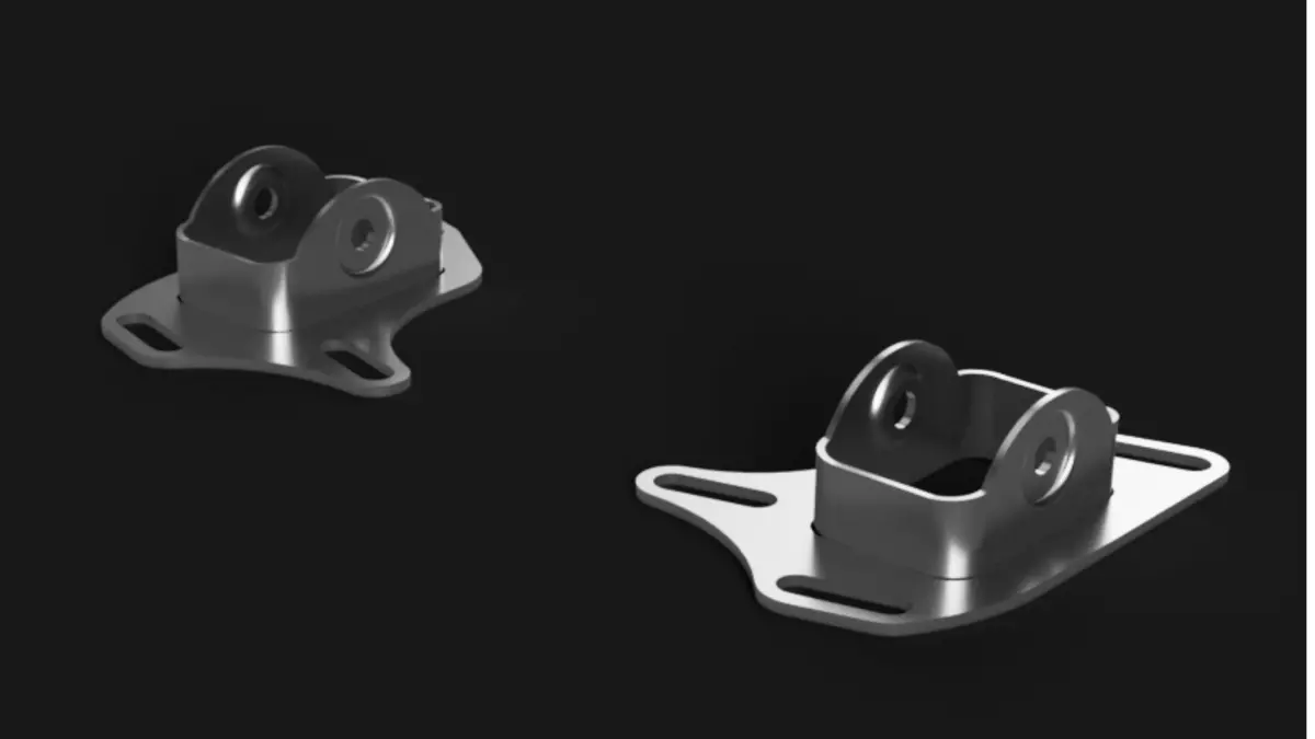 Garagistic - E36, E46, Z4 High Adjustment Trailing Arm Toe Brackets 1