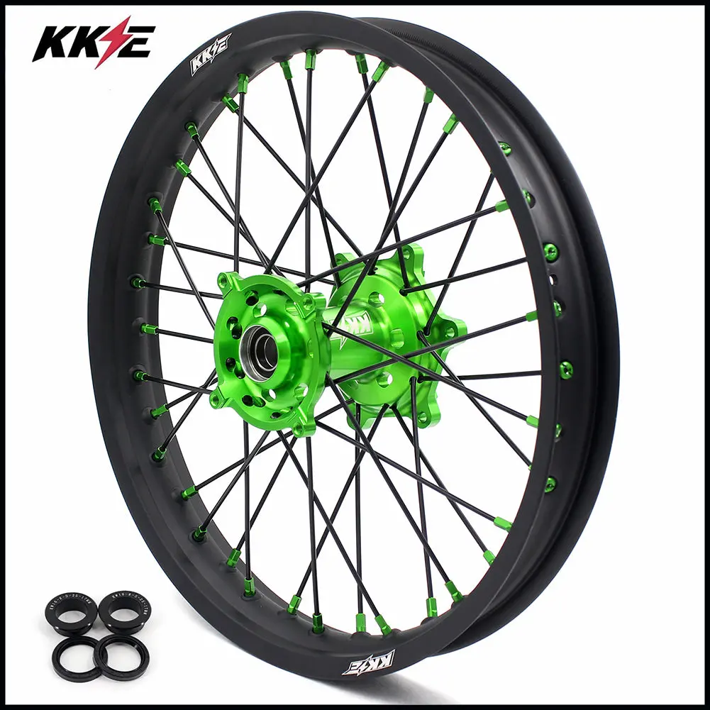 Kke 19 Inch Rear Wheel For Kawasaki Kx250f Kx450f 2019 Green Black 1