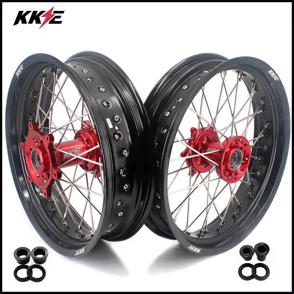 Kke 3.5 & 4.25*17Inch Supermoto Wheels Rims For Gas Gas Enduro Bikes 2018-2020 1