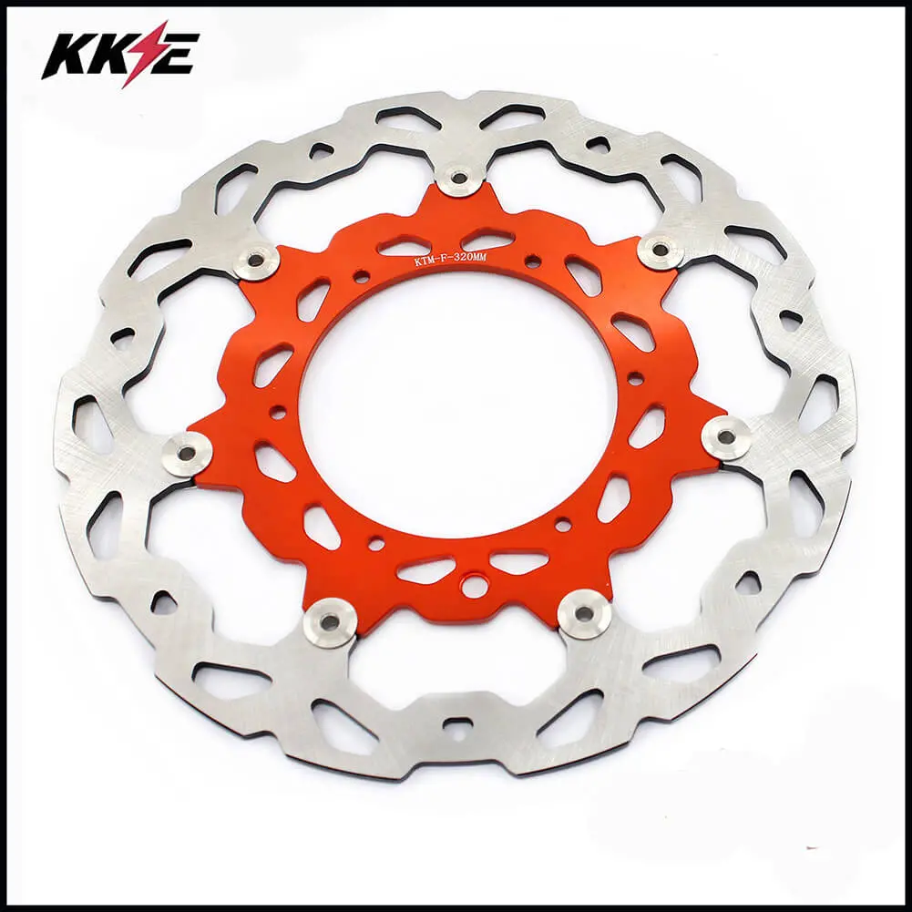 Kke Orange/Blue Oversize 320Mm Brake Disc For Ktm 125Cc-640Cc 1998-2022 1