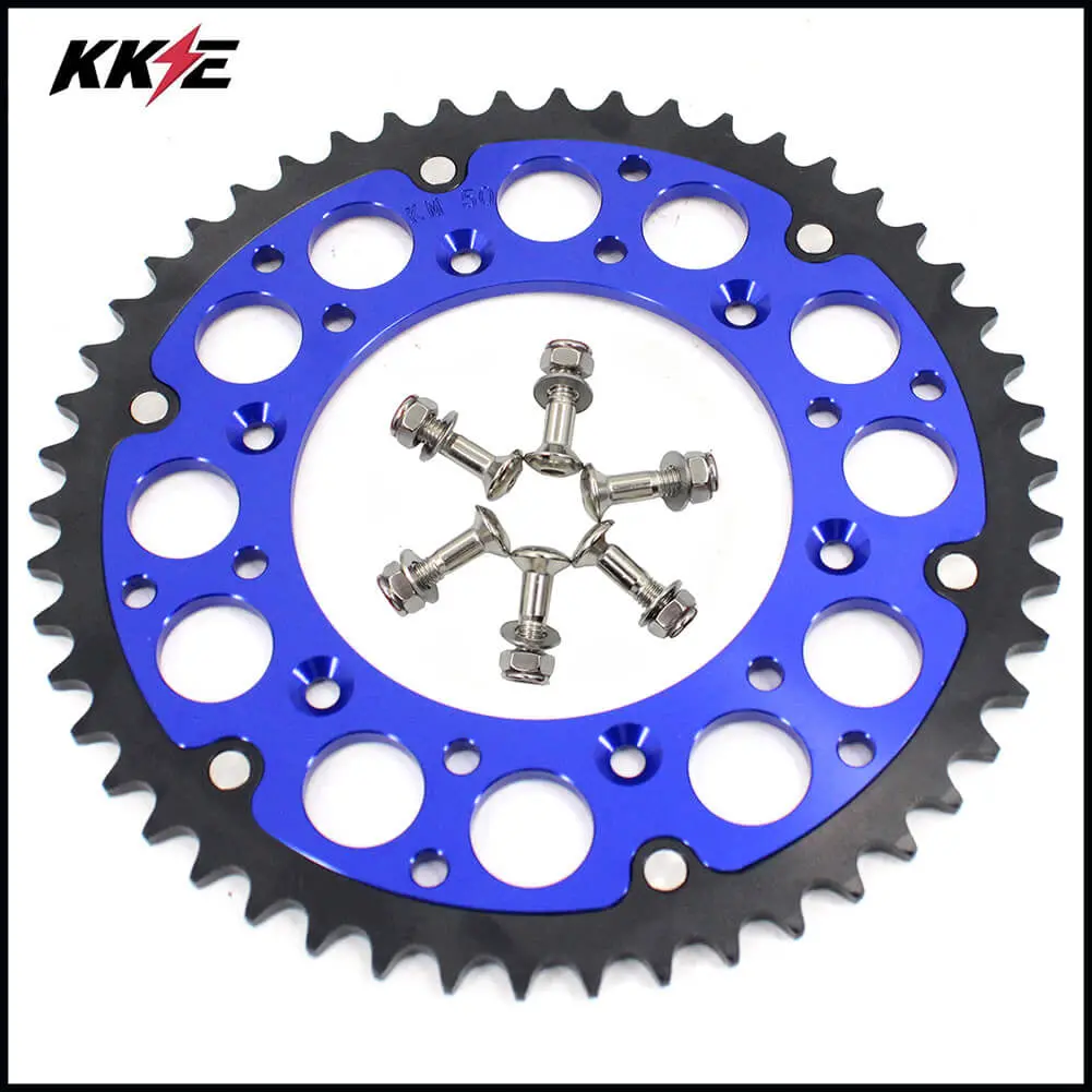 Kke Rear Billet Aluminum 44T/ 50T 51T Blue Sprocket For Ktm Husqvarna Husaberg 1