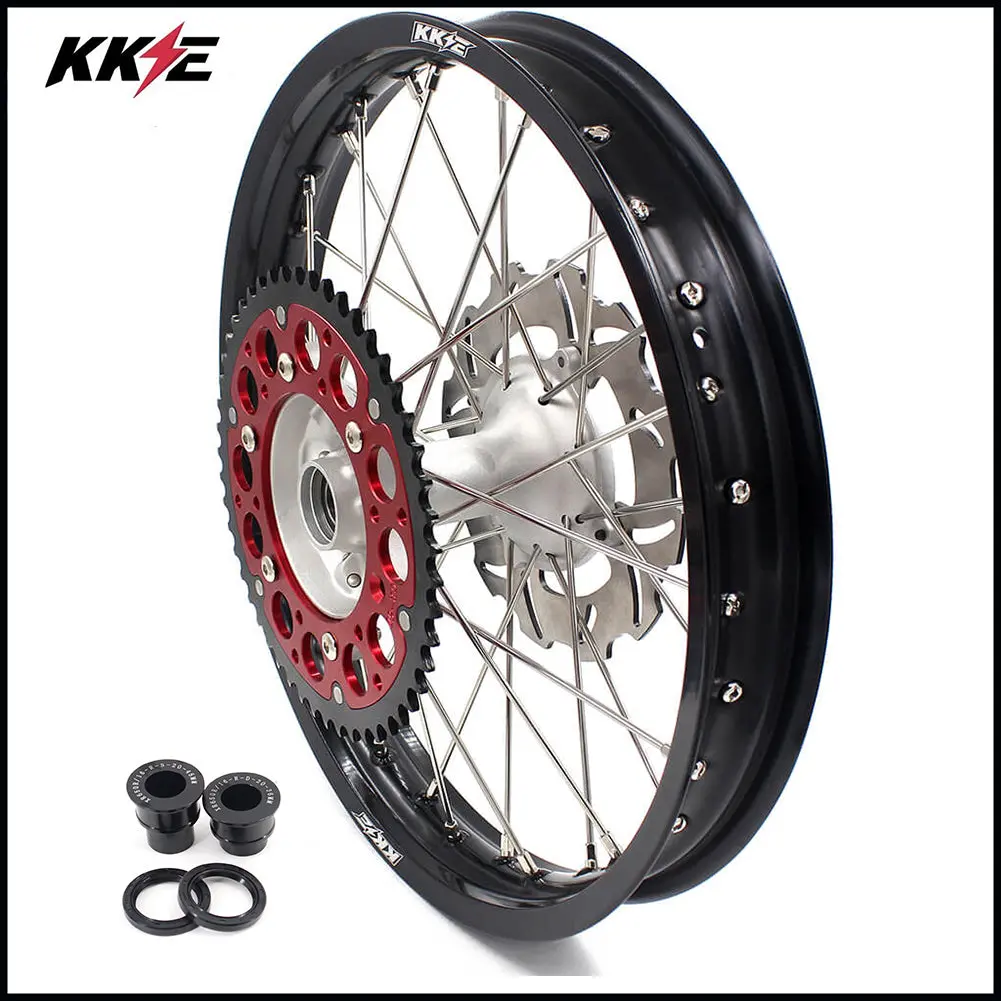 Kke 2.15*19" Rear Cast Spoke Wheels Rims For Honda Cr125r 1998-2001 Cr250r 1997-2001 Disc 1